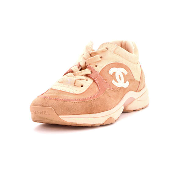 Chanel Shoes - Chanel Women's CC Low-Top Sneakers Suede